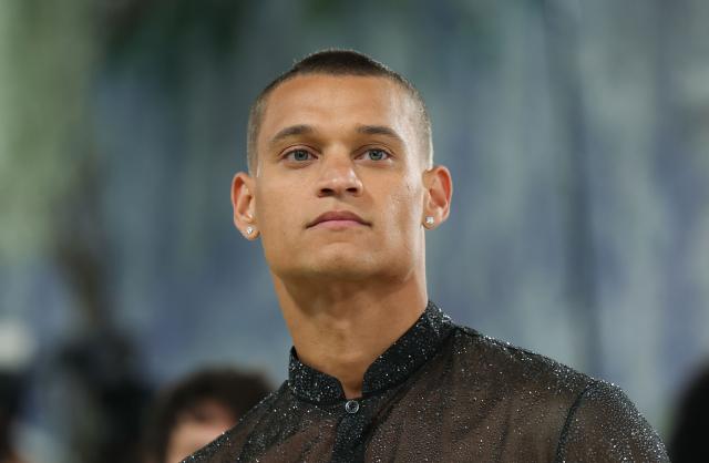 US actor Tyriq Withers arrives for the 2026 Met Gala celebrating "Costume Art" at the Metropolitan Museum of Art, in New York, on May 4, 2026. (Photo by ANGELA WEISS / AFP)