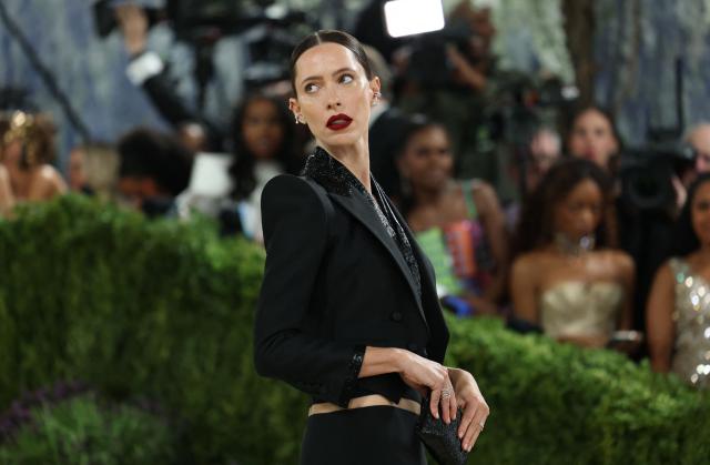 US actress Rebecca Hall arrives for the 2026 Met Gala celebrating "Costume Art" at the Metropolitan Museum of Art, in New York, on May 4, 2026. (Photo by ANGELA WEISS / AFP)