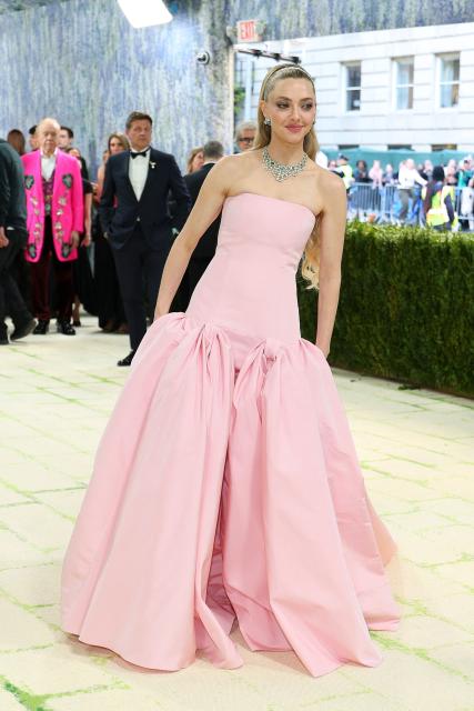 US actress Amanda Seyfried arrives for the 2026 Met Gala celebrating "Costume Art" at the Metropolitan Museum of Art, in New York, on May 4, 2026. (Photo by Angela Weiss / AFP)