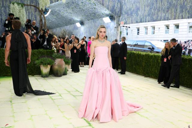 US actress Amanda Seyfried arrives for the 2026 Met Gala celebrating "Costume Art" at the Metropolitan Museum of Art, in New York, on May 4, 2026. (Photo by Angela Weiss / AFP)