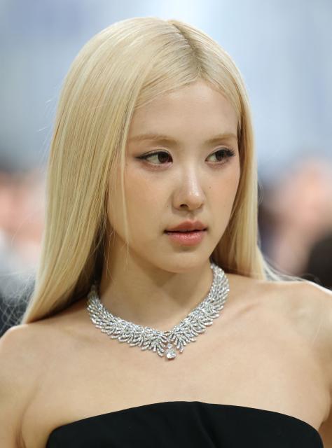 New zealand-South korean singer and member of blackpink Roseanne Park known as Rose arrives for the 2026 Met Gala celebrating "Costume Art" at the Metropolitan Museum of Art, in New York, on May 4, 2026. (Photo by ANGELA WEISS / AFP)