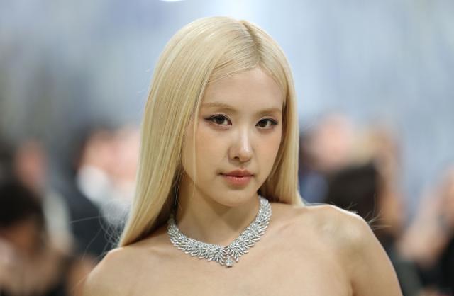 New zealand-South korean singer and member of blackpink Roseanne Park known as Rose arrives for the 2026 Met Gala celebrating "Costume Art" at the Metropolitan Museum of Art, in New York, on May 4, 2026. (Photo by ANGELA WEISS / AFP)