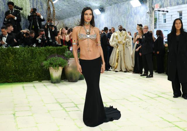 Russian model Irina Shayk arrives for the 2026 Met Gala celebrating "Costume Art" at the Metropolitan Museum of Art, in New York, on May 4, 2026. (Photo by ANGELA WEISS / AFP)