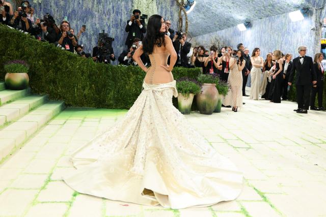 US entrepreneur Kylie Jenner arrives for the 2026 Met Gala celebrating "Costume Art" at the Metropolitan Museum of Art, in New York, on May 4, 2026. (Photo by Angela Weiss / AFP)
