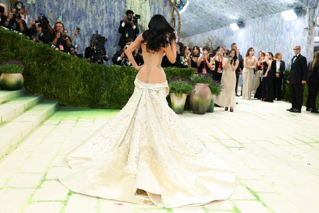 US entrepreneur Kylie Jenner arrives for the 2026 Met Gala celebrating "Costume Art" at the Metropolitan Museum of Art, in New York, on May 4, 2026. (Photo by Angela Weiss / AFP)