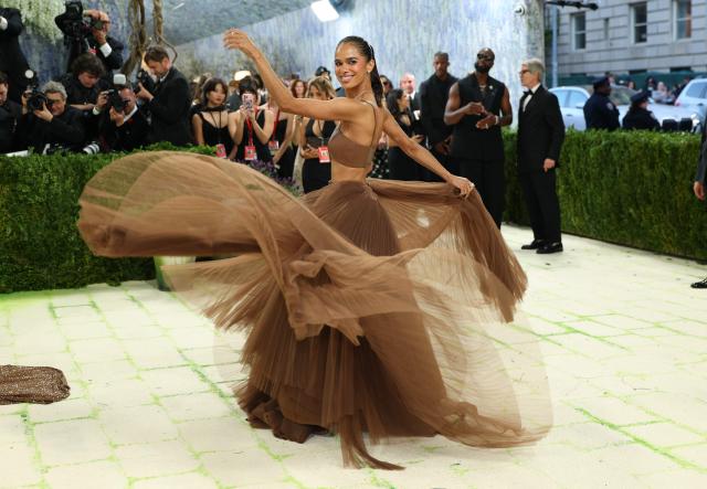 US ballerina Misty Copeland arrives for the 2026 Met Gala celebrating "Costume Art" at the Metropolitan Museum of Art, in New York, on May 4, 2026. (Photo by ANGELA WEISS / AFP)