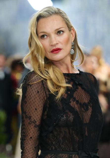 British model Kate Moss arrives for the 2026 Met Gala celebrating "Costume Art" at the Metropolitan Museum of Art, in New York, on May 4, 2026. (Photo by ANGELA WEISS / AFP)
