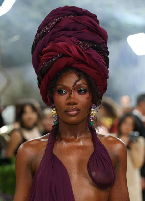 US rapper and singer Doechii arrives for the 2026 Met Gala celebrating "Costume Art" at the Metropolitan Museum of Art, in New York, on May 4, 2026. (Photo by ANGELA WEISS / AFP)