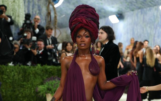 US rapper and singer Doechii arrives for the 2026 Met Gala celebrating "Costume Art" at the Metropolitan Museum of Art, in New York, on May 4, 2026. (Photo by ANGELA WEISS / AFP)
