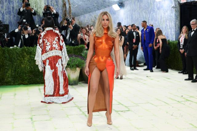 US reality TV personality Kim Kardashian arrives for the 2026 Met Gala celebrating "Costume Art" at the Metropolitan Museum of Art, in New York, on May 4, 2026. (Photo by Angela Weiss / AFP)