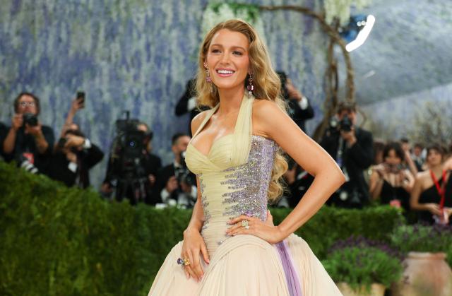 US actress Blake Lively arrives for the 2026 Met Gala celebrating "Costume Art" at the Metropolitan Museum of Art, in New York, on May 4, 2026. (Photo by ANGELA WEISS / AFP)