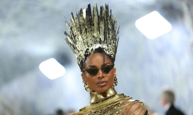US singer Ciara arrives for the 2026 Met Gala celebrating "Costume Art" at the Metropolitan Museum of Art, in New York, on May 4, 2026. (Photo by ANGELA WEISS / AFP)