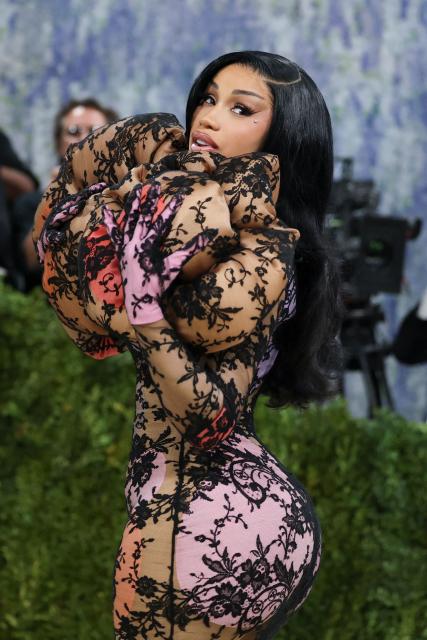 US rapper Cardi B arrives for the 2026 Met Gala celebrating "Costume Art" at the Metropolitan Museum of Art, in New York, on May 4, 2026. (Photo by Angela Weiss / AFP)