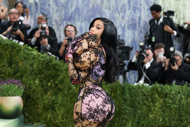 US rapper Cardi B arrives for the 2026 Met Gala celebrating "Costume Art" at the Metropolitan Museum of Art, in New York, on May 4, 2026. (Photo by Angela Weiss / AFP)