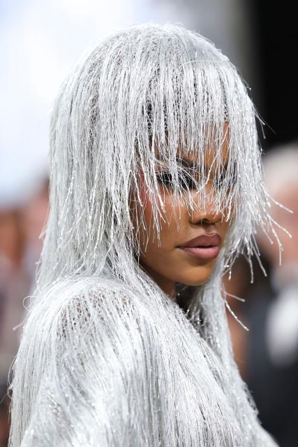 US artist Teyana Taylor arrives for the 2026 Met Gala celebrating "Costume Art" at the Metropolitan Museum of Art, in New York, on May 4, 2026. (Photo by Angela Weiss / AFP)