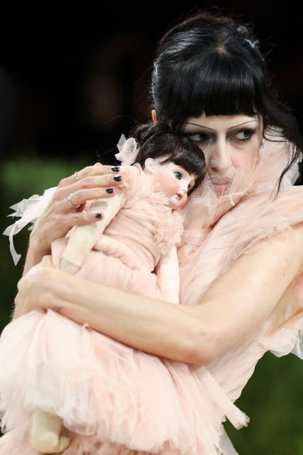 US singer-songwriter Maria Zardoya arrives for the 2026 Met Gala celebrating "Costume Art" at the Metropolitan Museum of Art, in New York, on May 4, 2026. (Photo by Angela Weiss / AFP)