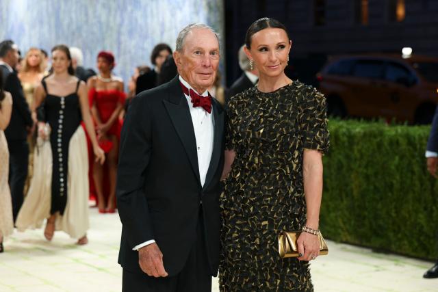 US businessman Michael Bloomberg and US professional equestrian Georgina Bloomberg arrives for the 2026 Met Gala celebrating "Costume Art" at the Metropolitan Museum of Art, in New York, on May 4, 2026. (Photo by Angela Weiss / AFP)