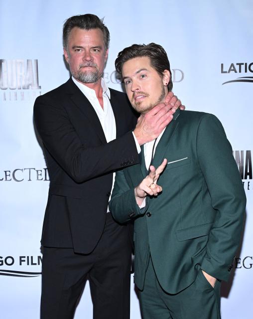 US actors Josh Duhamel and Dylan Sprouse attend a special screening of "Neglected" at the TCL Chinese Theatre in Los Angeles on May 4, 2026. (Photo by LISA O'CONNOR / AFP)