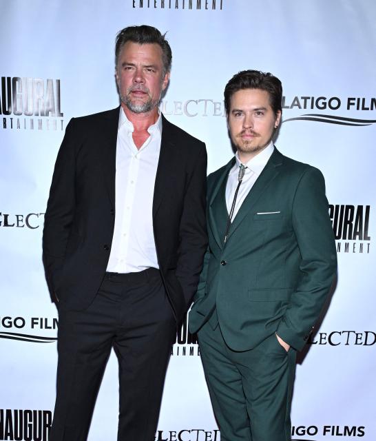 US actors Josh Duhamel and Dylan Sprouse attend a special screening of "Neglected" at the TCL Chinese Theatre in Los Angeles on May 4, 2026. (Photo by LISA O'CONNOR / AFP)