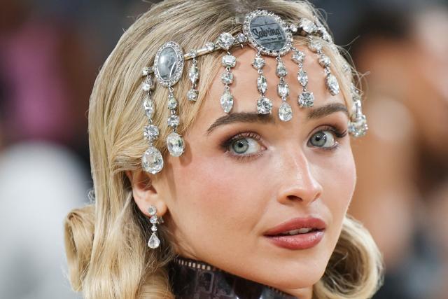 US singer, songwriter and actress Sabrina Carpenter arrives for the 2026 Met Gala celebrating "Costume Art" at the Metropolitan Museum of Art, in New York, on May 4, 2026. (Photo by Angela Weiss / AFP) / ALTERNATE CROP