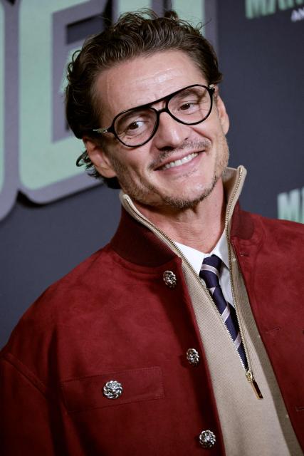 Chilean-US actor Pedro Pascal poses on arrival at the premiere of the movie "The Mandalorian and Grogu" at the Grand Rex cinema theatre in Paris on May 5, 2026. (Photo by STEPHANE DE SAKUTIN / AFP)