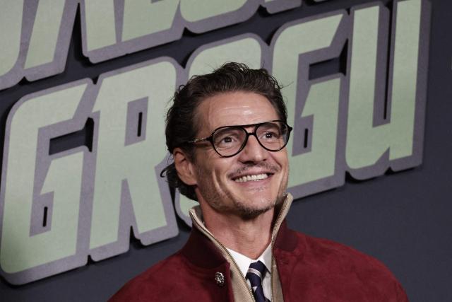 Chilean-US actor Pedro Pascal poses on arrival at the premiere of the movie "The Mandalorian and Grogu" at the Grand Rex cinema theatre in Paris on May 5, 2026. (Photo by STEPHANE DE SAKUTIN / AFP)