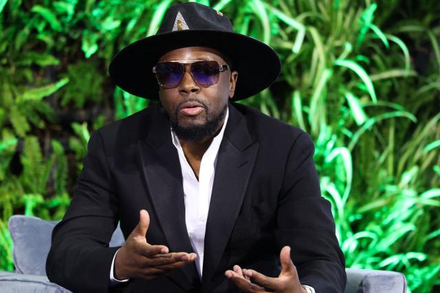 Haitian rapper and singer Wyclef Jean speaks during the 29th annual Milken Institute Global Conference at the Beverly Hilton in Beverly Hills, California on May 5, 2026. (Photo by Patrick T. Fallon / AFP)