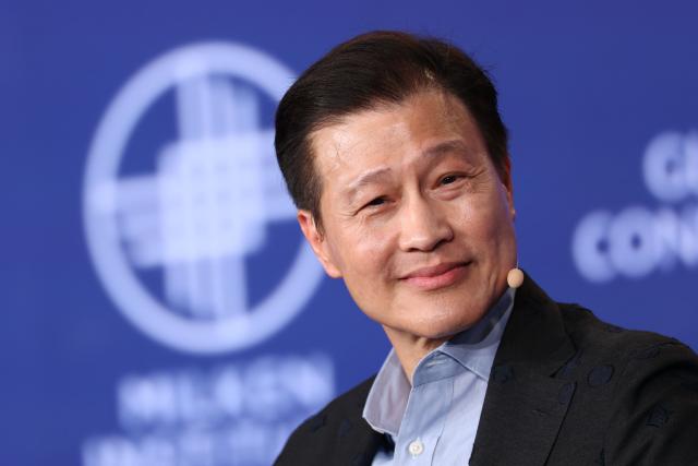 East West Bank CEO Dominic Ng speaks during the 29th annual Milken Institute Global Conference at the Beverly Hilton in Beverly Hills, California on May 5, 2026. (Photo by Patrick T. Fallon / AFP)
