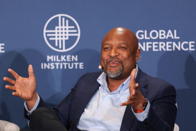 University of Illinois Urbana-Champaign Chancellor Charles Isbell speaks during the 29th annual Milken Institute Global Conference at the Beverly Hilton in Beverly Hills, California on May 5, 2026. (Photo by Patrick T. Fallon / AFP)