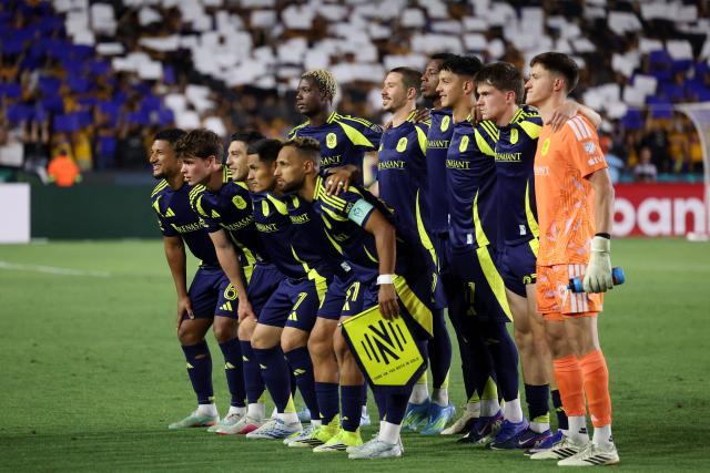 Players of Nashville SC pose for a picture ahead of the CONCACAF Champions Cup semifinal second leg football match between Mexico's Tigres and US' Nashville SC at Universitario de la UANL stadium in San Nicolas de los Garza, Nuevo Leon state, Mexico, on May 5, 2026. (Photo by Julio Cesar AGUILAR / AFP)