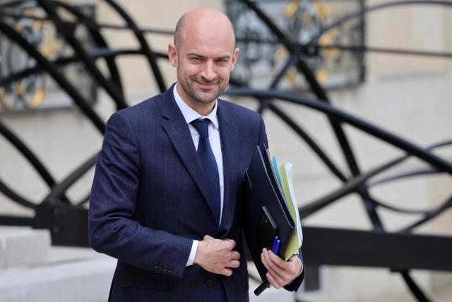 France's Foreign Affairs Minister Jean-Noel Barrot leaves after the weekly cabinet meeting at The Elysee Presidential Palace in Paris on May 6, 2026. (Photo by Ludovic MARIN / AFP)