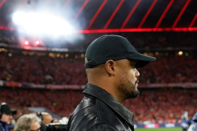 Bayern Munich's Belgian head coach Vincent Kompany arrives for the UEFA Champions League second-leg, semi-final football match between FC Bayern Munich and Paris Saint-Germain (PSG) in Munich, southern Germany on May 6, 2026. (Photo by Odd ANDERSEN / AFP)