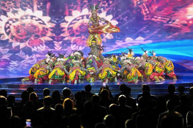 Dancers perform during the opening ceremony of the 48th Association of Southeast Asian Nations (ASEAN) summit in Cebu, central Philippines on May 8, 2026. (Photo by Aaron FAVILA / POOL / AFP)