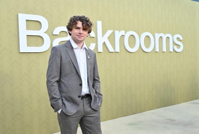 US director Kane Parsons attends the LA special screening of "Backrooms" at the Aero Theatre in Santa Monica, California on May 7, 2026. (Photo by LISA O'CONNOR / AFP)