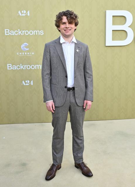 US director Kane Parsons attends the LA special screening of "Backrooms" at the Aero Theatre in Santa Monica, California on May 7, 2026. (Photo by LISA O'CONNOR / AFP)