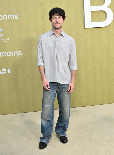 US actor Dylan Minnette attends the LA special screening of "Backrooms" at the Aero Theatre in Santa Monica, California on May 7, 2026. (Photo by LISA O'CONNOR / AFP)