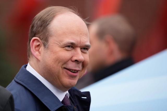 Anton Vaino, the Chief of Staff of Russian Presidential Executive Office, attends the Victory Day military parade at Red Square in central Moscow on May 9, 2026. Russia celebrates the 81st anniversary of the Soviet Union's victory over Nazi Germany in World War Two (WWII). (Photo by Pavel Bednyakov / POOL / AFP)