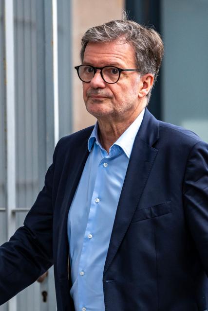 Christian Saint-Palais, the lawyer of Moroccan singer Saad Lamjarred, arrives to The Court of Assize, where his client appears on charges of raping a bartender in 2018 near Saint-Tropez, in Draguignan on May 11, 2026. Lamjarred, 41, very popular in Morocco and throughout the Arab world, has already been implicated in several cases of rape or sexual assault. The verdict is expected on May 15, 2026. (Photo by MIGUEL MEDINA / AFP)