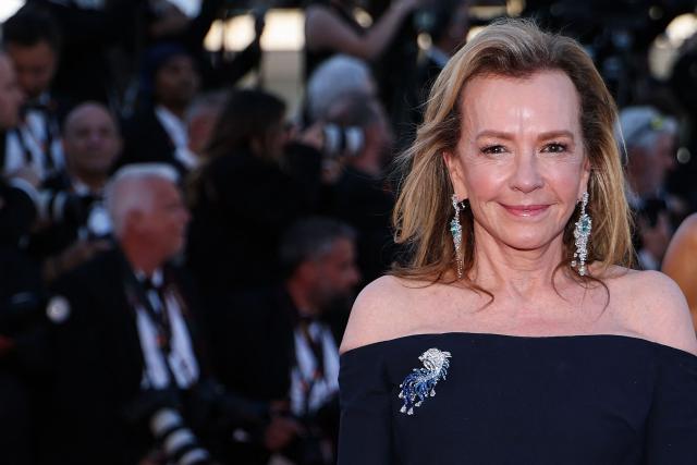 Swiss co-President of chopard Caroline Scheufele arrives for the Opening Ceremony and the screening of the film "La Venus electrique" (The Electric Kiss) at the 79th edition of the Cannes Film Festival in Cannes, southern France, on May 12, 2026. (Photo by Sameer AL-DOUMY / AFP)