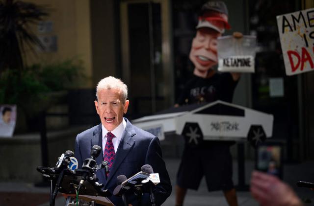 Attorney Marc Toberoff, representing Elon Musk, speaks during a press conference outside the federal courthouse during proceedings in the trial over his lawsuit against OpenAI in Oakland, California, on May 12, 2026. Musk, the founder of Tesla and SpaceX, alleges that Altman and co-founder Greg Brockman misappropriated his $38 million donations when OpenAI abandoned its original nonprofit and philanthropic mission to become the for-profit giant behind ChatGPT. (Photo by JOSH EDELSON / AFP)