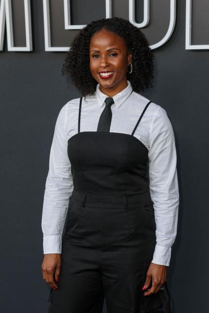 US actress Khalilah Joi attends the screening of Netflix's "Nemesis" at the Cinepolis Luxury Cinemas Inglewood in Inglewood, California on May 12, 2026. (Photo by Patrick T. Fallon / AFP)