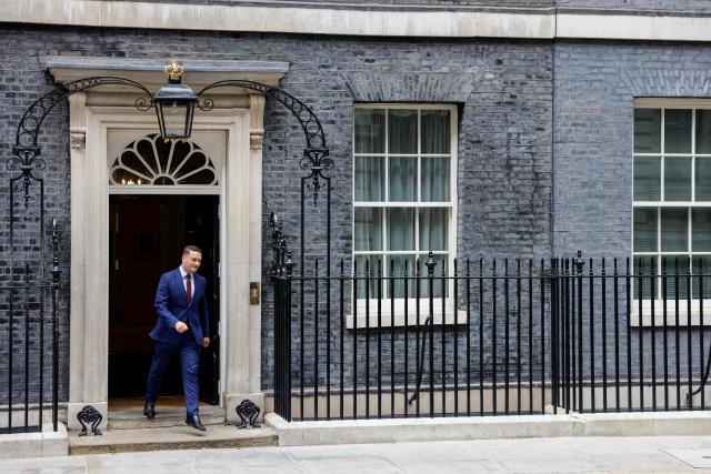 Britain's Health Secretary Wes Streeting leaves Number 10 Downing Street after meeting with the prime minister in central London on May 13, 2026. Britain's Prime Minister Keir Starmer, fighting to face down a revolt within his ruling Labour party, has promised his government will be "better" and bolder to assuage disgruntled voters impatient for change. (Photo by Brook Mitchell / AFP)
