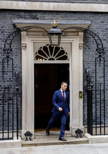 Britain's Health Secretary Wes Streeting leaves Number 10 Downing Street after meeting with the prime minister in central London on May 13, 2026. Britain's Prime Minister Keir Starmer, fighting to face down a revolt within his ruling Labour party, has promised his government will be "better" and bolder to assuage disgruntled voters impatient for change. (Photo by Brook Mitchell / AFP)