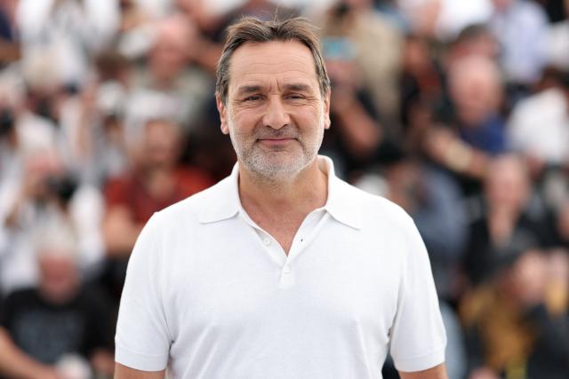 French director Gilles Lellouche poses during a photocall of the film "La Venus electrique" (The Electric Kiss)" at the 79th edition of the Cannes Film Festival in Cannes, southern France on May 13, 2026. (Photo by Sameer AL-DOUMY / AFP)