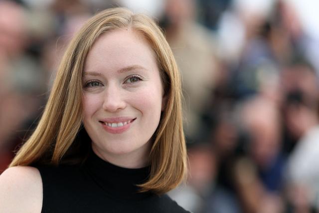 US actress Hannah Einbinder poses during a photocall of the film "Teenage Sex and Death at Camp Miasma" at the 79th edition of the Cannes Film Festival in Cannes, southern France on May 13, 2026. (Photo by Sameer AL-DOUMY / AFP)