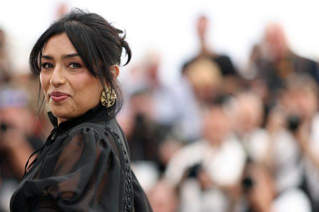 Mexican actress Adriana Paz poses during a photocall of the film "Ceniza en la Boca" at the 79th edition of the Cannes Film Festival in Cannes, southern France on May 13, 2026. (Photo by Sameer AL-DOUMY / AFP)