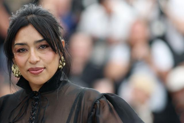 Mexican actress Adriana Paz poses during a photocall of the film "Ceniza en la Boca" at the 79th edition of the Cannes Film Festival in Cannes, southern France on May 13, 2026. (Photo by Sameer AL-DOUMY / AFP)