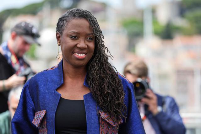 Senegalese producer Angele Diabang poses during a photocall of the "Un Certain Regard" jury at the 79th edition of the Cannes Film Festival in Cannes, southern France on May 13, 2026. (Photo by Thibaud MORITZ / AFP)