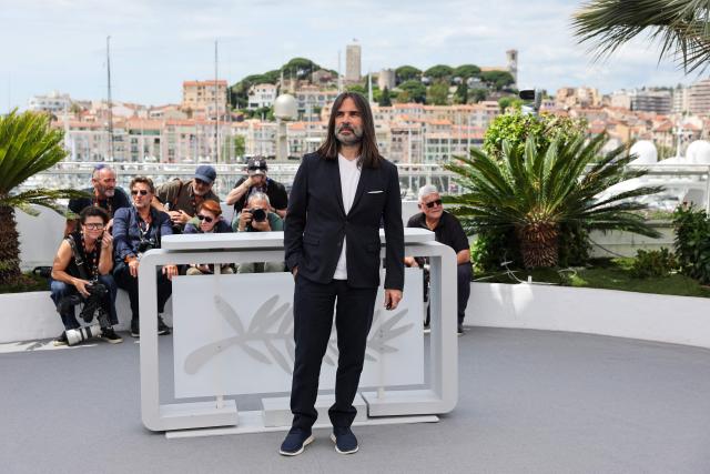 Lebanese composer Khaled Mouzanar poses during a photocall of the "Un Certain Regard" jury at the 79th edition of the Cannes Film Festival in Cannes, southern France on May 13, 2026. (Photo by Thibaud MORITZ / AFP)