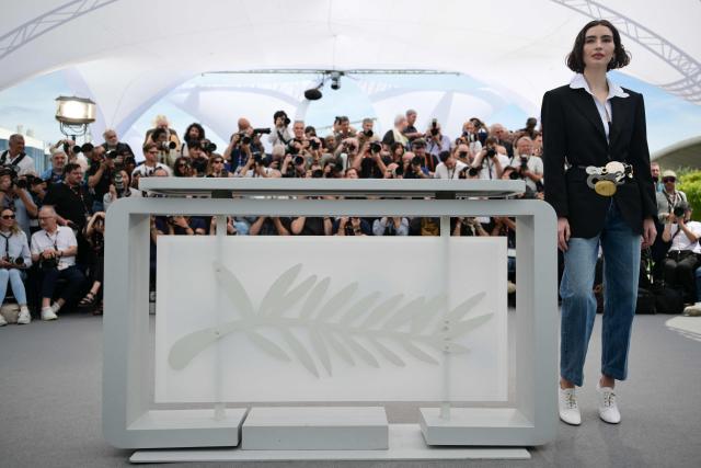 US model and actress Meadow Rain Walker poses during a photocall of the film "The Fast and the Furious" at the 79th edition of the Cannes Film Festival in Cannes, southern France on May 13, 2026. (Photo by Olivier CHASSIGNOLE / AFP)